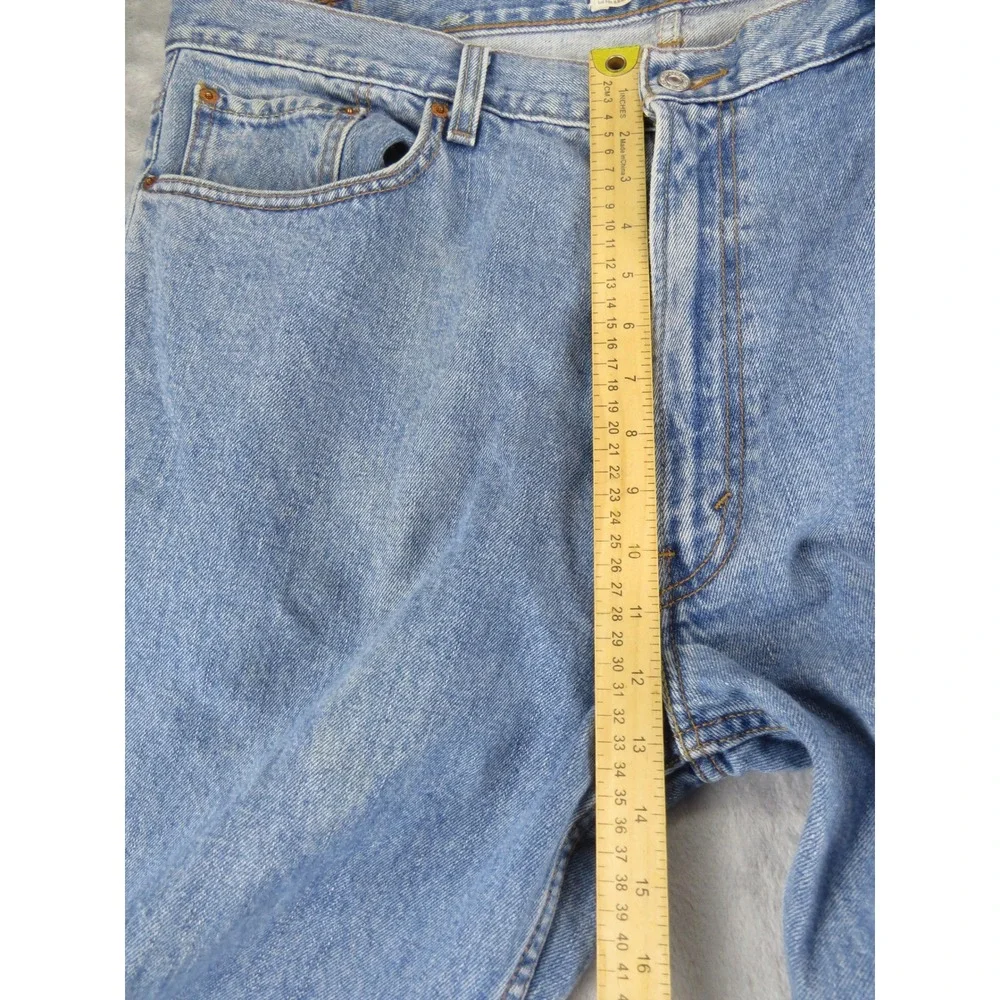 Levi's 550 Relaxed Fit Jeans Mens‎ W42 L34 Blue Denim Straight Leg Casual
